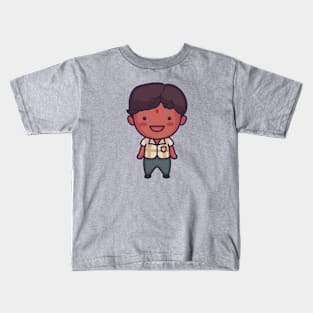 Cute Indian Boy Cartoon Kids T-Shirt